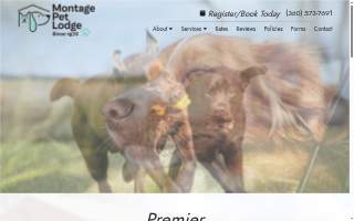Montage Pet Lodge of Vancouver website