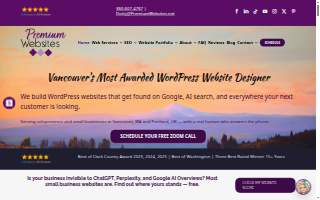Premium Websites, Inc. of Vancouver website