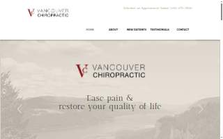 Vancouver Chiropractic website