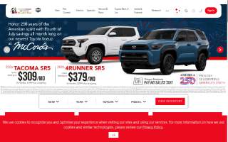 Vancouver Toyota website