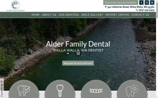 Alder Family Dental website