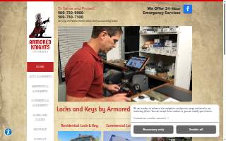 Armored Knights Locksmith website