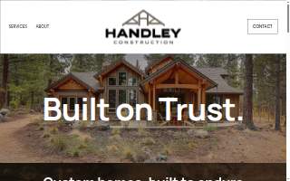 Handley Construction & Development website