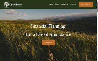 Abundance Wealth Advisors website