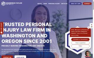Henderson Taylor Law Firm website