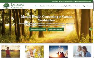 Lacamas Counseling of Washougal website