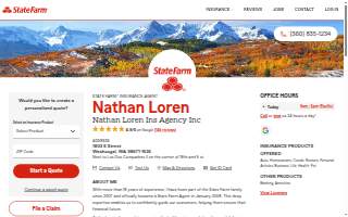 Nathan Loren - State Farm Insurance Agent website
