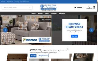 One Stop Home Furnishings of Washougal website