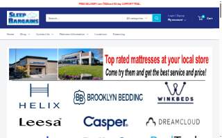 Sleep Bargains website
