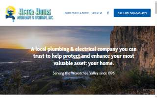 After Hours Plumbing website
