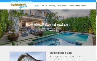 Community Glass Co Inc of Wenatchee website