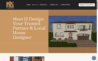 H Design website