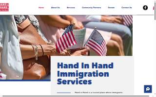 Hand in Hand Immigration Services website