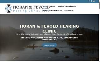 Horan & Fevold Hearing Clinic, PLLC of Wenatchee website