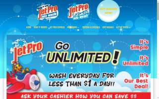 Jet Pro Auto Wash website