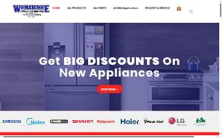Wenatchee Appliance Service website