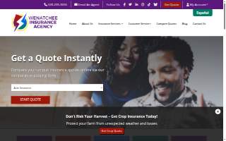 Wenatchee Insurance Agency website