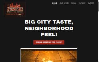 Atomic Ale Brewpub & Eatery website