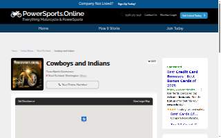 Cowboys And Indians website