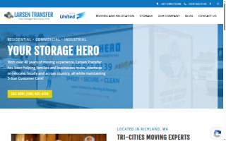 Larsen Transfer Co website