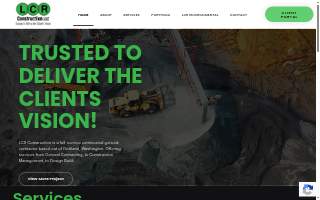 LCR Construction of West Richland website