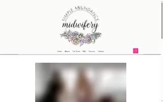 Simple Abundance Midwifery website