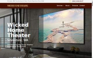Wicked Home Theater website