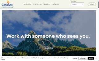 Catalyst Counseling PLLC website