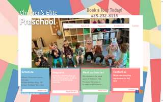 Children's Elite Preschool website