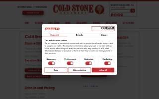 Cold Stone Creamery of Woodinville website