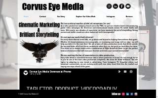 Corvus Eye Media: Video Marketing website
