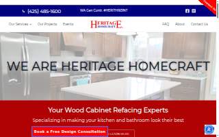 Heritage Homecraft Inc. website