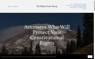 The Rainier Law Group website