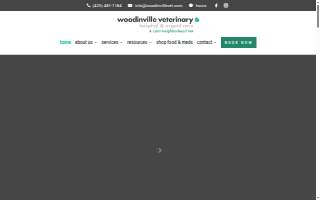 Woodinville Veterinary Hospital & Urgent Care Services website