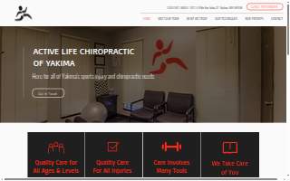 Active Life Chiropractic website