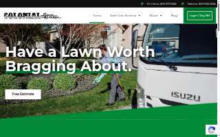Colonial Lawn & Garden website