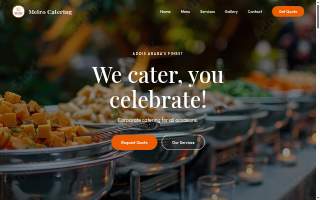 Catering With Taste website