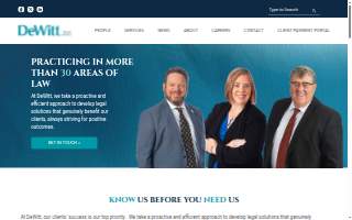 DeWitt LLP website