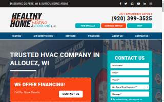 Healthy Home Heating & Cooling LLC website