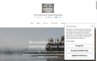 NEW Perspectives Christian Counseling website