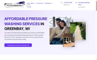 Panther ProWash LLC - Affordable Pressure Washing Services of Allouez website