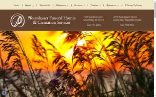 Pfotenhauer Funeral Homes & Cremation Service website