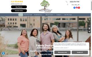 Willow Cove Dental website