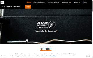 ATLAS Strength & Wellness website