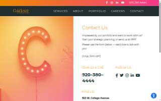 Coalesce Marketing & Design website