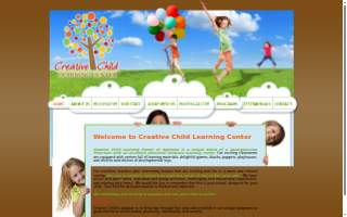 Creative Child Learning Center website