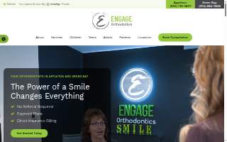 Engage Orthodontics website