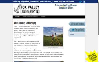 Fox Valley Land Surveying website