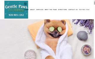 Gentle Paws Pet Grooming website