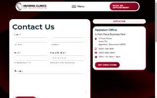 Hearing Clinics of Wisconsin website